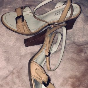 Franco Sarto sandals with 3 inch heel